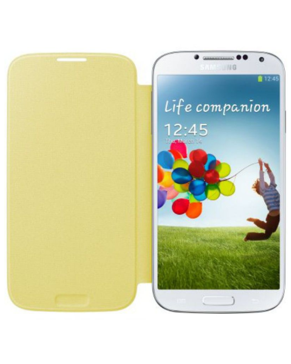 Samsung Flip EF-FI950BYEGWW Оригинальный чехол книжка для Samsung Galaxy I9500 S4 Желтый