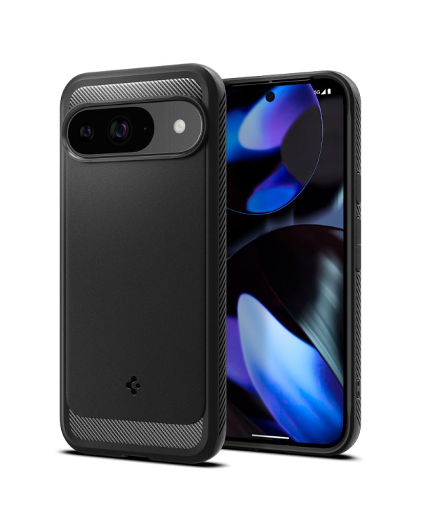 SPIGEN RUGGED ARMOR GOOGLE PIXEL 9 | 9 PRO МАТОВЫЙ ЧЕРНЫЙ