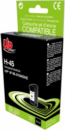 Обложка книги «Tintes kārtridžs UPrint HP 45 Black»