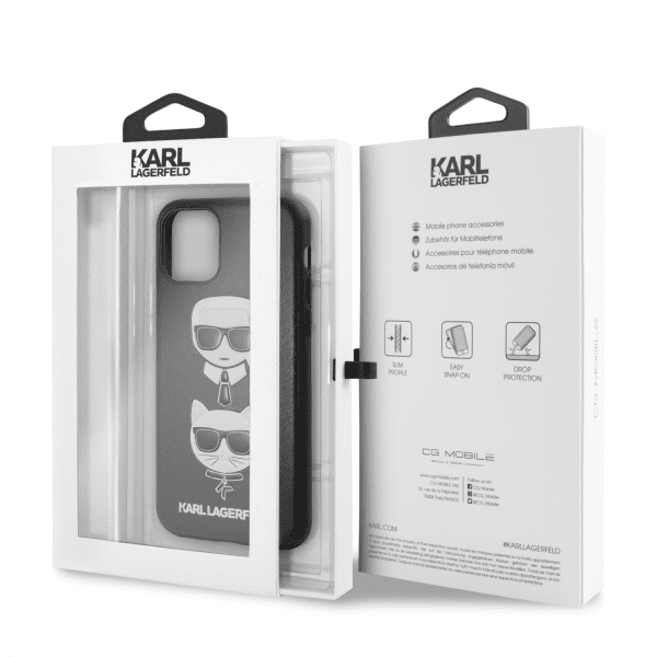 Обложка книги «KLHCN58KICKC Karl Lagerfeld & Choupette Cover for iPhone 11 Pro Black»
