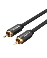 RCA Audio Cable 1m Vention VAB-R09-B100 Black Metal