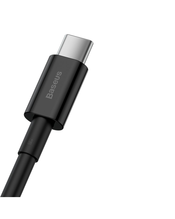 Дополнительное изображение книги «Baseus Superior USB - USB Typ C fast charging data cable 66 W (11 V | 6 A) Huawei SuperCharge SCP 1 m black (CATYS-01)»