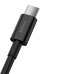 Дополнительное изображение книги «Baseus Superior USB - USB Typ C fast charging data cable 66 W (11 V | 6 A) Huawei SuperCharge SCP 1 m black (CATYS-01)»