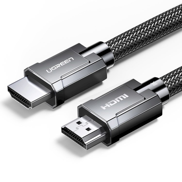 Ugreen HDMI 2.1 cable 8K 60 Hz / 4K 120 Hz 3D 48 Gbps HDR VRR QMS ALLM eARC QFT 2 m gray (HD135 70321) Ugreen HDMI 2.1 cable 8K 60 Hz / 4K 120 Hz 3D 48 Gbps HDR VRR QMS ALLM eARC QFT 2 m gray (HD135 70321)