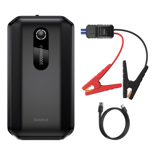 Автомобильный джамп-стартер Baseus Super Energy Air Series (10000 мАч, пиковый ток 1000 А) черный