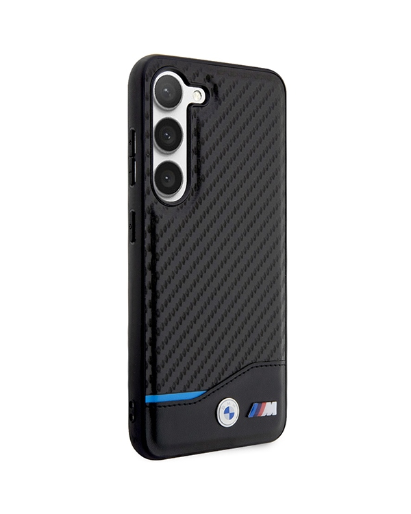 Дополнительное изображение книги «BMW M PU Carbon Blue Line Case for Samsung Galaxy S23 Black»