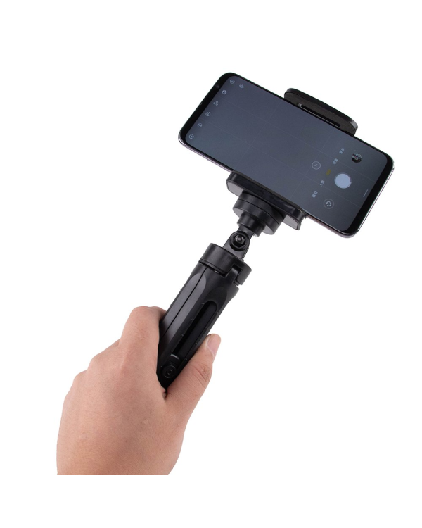 Mini Tripod with phone holder mount selfie stick camera GoPro holder black