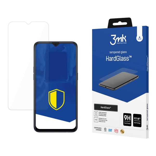 Обложка книги «Oppo A12 - 3mk HardGlass™ screen protector»