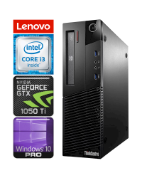 Lenovo M83 SFF i3-4160 32GB 960SSD+1TB GTX1050Ti 4GB DVD WIN10PRO/W7P [refurbished]