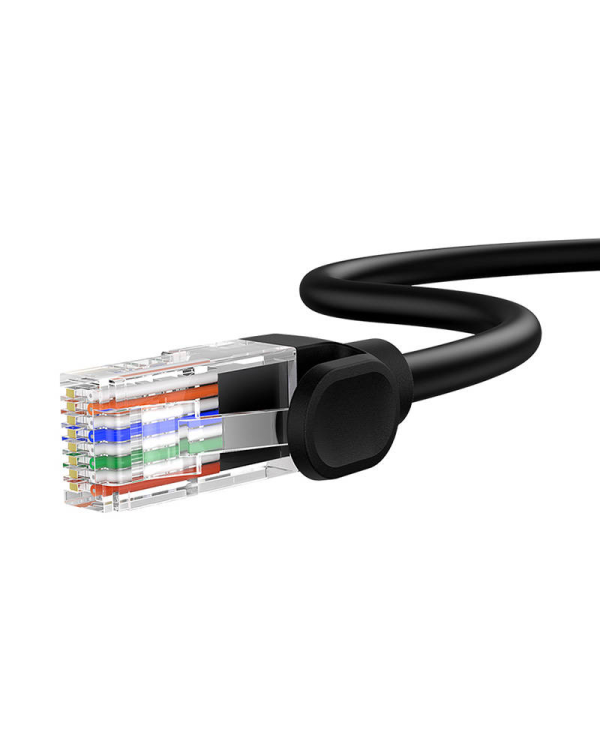 Сетевой кабель Baseus Ethernet CAT5, 1,5 м (черный)