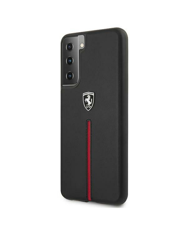 Ferrari FEOSIHCS21SBK S21 G991 черный жесткий кейс Off Track Leather Nylon Stripe