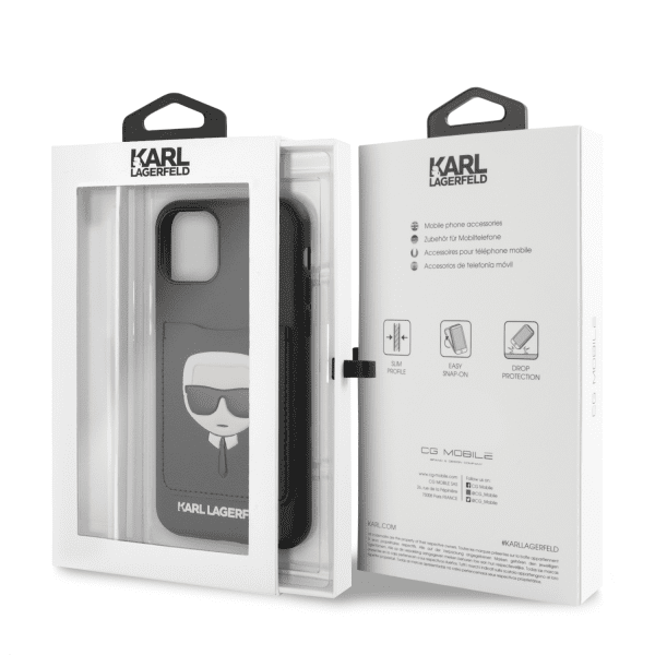 Обложка книги «KLHCN65CSKCBK Karl Lagerfeld CardSlot Cover for iPhone 11 Pro Max Black»