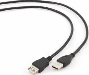 Обложка книги «Kabelis Gembird USB Male - USB Female 4.5m Black»