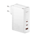 Baseus GaN5 Pro wall charger 2xUSB-C + USB, 140W (white)