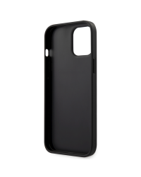 KLHCP12LSAKICKCBK Karl Lagerfeld Saffiano K&C Heads Cover for iPhone 12 Pro Max 6.7 Black