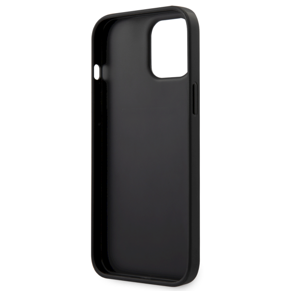 Обложка книги «KLHCP12LSAKICKCBK Karl Lagerfeld Saffiano K&C Heads Cover for iPhone 12 Pro Max 6.7 Black»