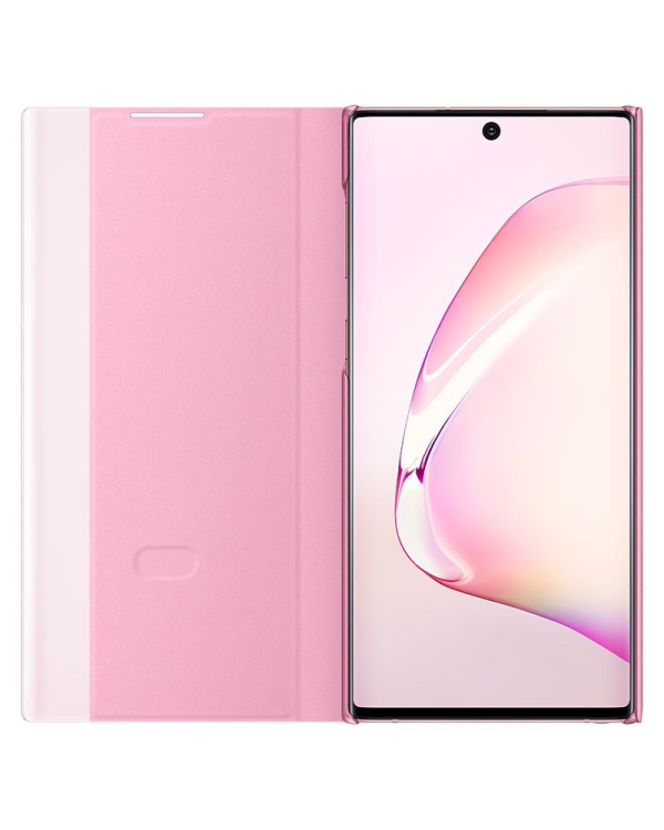 Samsung EF-ZN970CPEGWW Clear View оригинальный чехол книжка для Samsung N970 Galaxy Note 10 (Note 10 5G) розовый