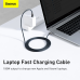 Кабель Baseus Crystal Shine Series Кабель USB для быстрой зарядки и передачи данных USB Type C - USB Type C 100W 2m черный (CAJY000701)