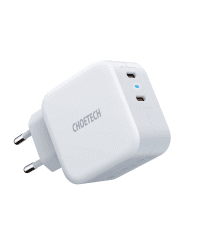 Choetech Fast Wall Charger 2x USB Type C Power Delivery 40W 3A white (PD6009-EU)
