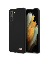 Original Case BMW Hardcase Silicone M Collection BMHCS21MMSILBK for Samsung Galaxy S21 Plus Black