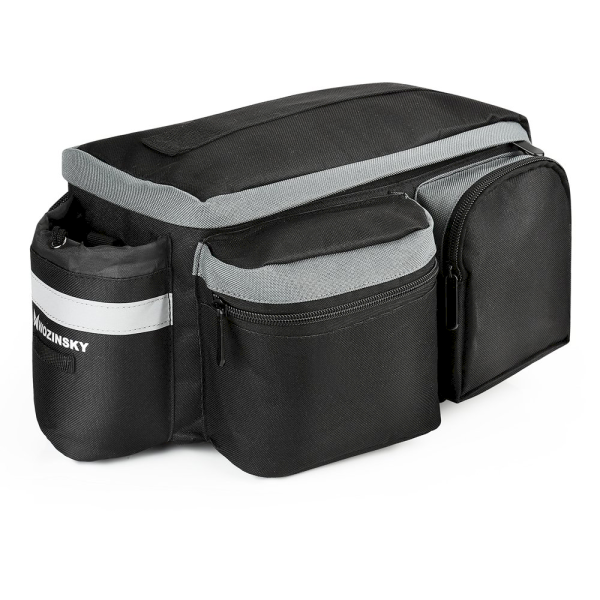 Обложка книги «Wozinsky Bicycle Bike Pannier Bag Rear Trunk Bag with Shoulder Strap and Bottle Case 6L black (WBB3BK)»