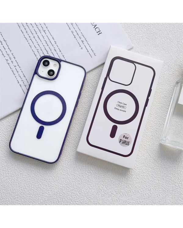Fusion MagSafe Matt силиконовый чехол для Apple iPhone 15 Pro Красное вино