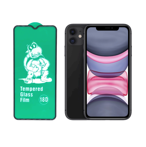 Fusion Full Glue 18D Tempered Glass Защитное стекло для экрана Apple iPhone 11 Pro Max Черное