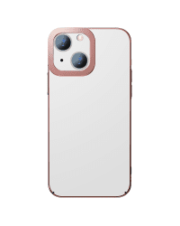 Baseus Glitter Transparent Case for iPhone 13 (pink)