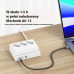 USAMS Listwa zasilająca 65W Super Si Fast Charging USB Extension Socket EU biały|white CC160TC01 (US-CC160)