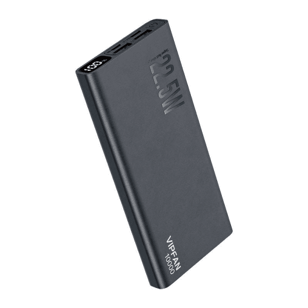 Powerbank Vipfan F06 10000mAh, 22.5W, PD (black)
