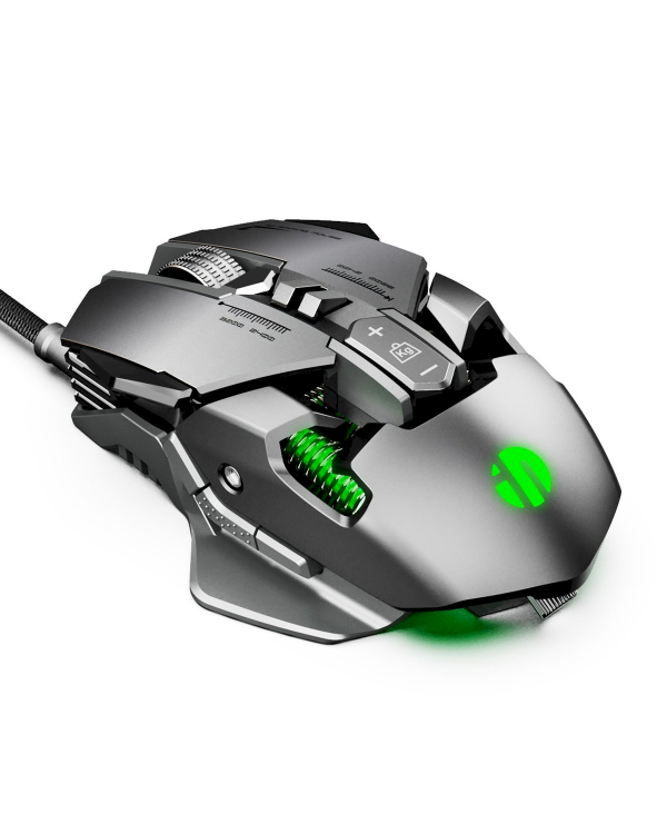 Inphic PG1 игровая мышь LED /  7200 DPI / USB / серая