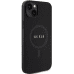Guess GUHMP15SPSAHMCK iPhone 15 6.1" czarny|black hardcase Saffiano MagSafe