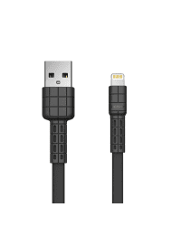 Remax Armor Series flat USB / Lightning cable 5V 2.4A black (RC-116i)