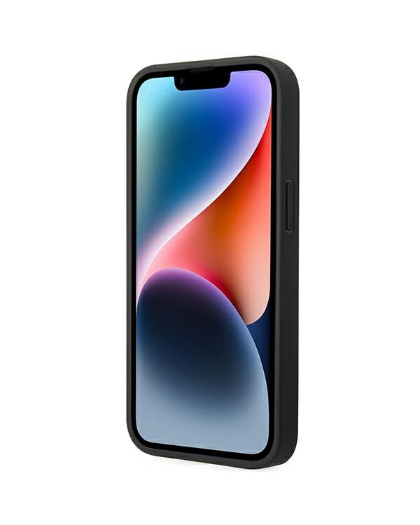 Etui BMW BMHCP14M22NBCK iPhone 14 Plus | 15 Plus 6,7" czarny|black Leather Carbon