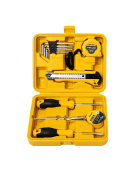 Набор бытовых инструментов DELI TOOLS 11шт|комплект желтый