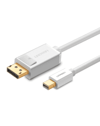 Mini DisplayPort to DisplayPort Cable UGREEN MD105, 4K 60Hz, bi-directional, 1.5m (white)