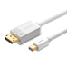 Mini DisplayPort to DisplayPort Cable UGREEN MD105, 4K 60Hz, bi-directional, 1.5m (white)