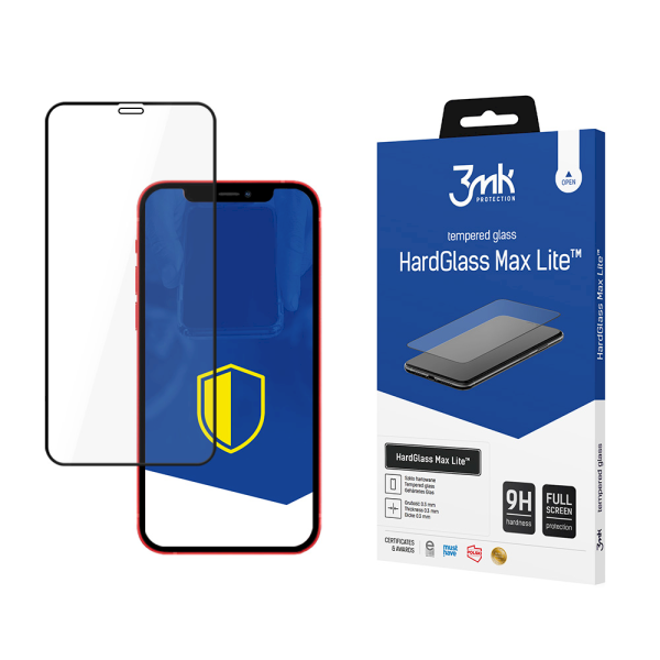 Обложка книги «Apple iPhone 12 Pro Max Black - 3mk HardGlass Max Lite™ screen protector»
