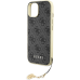 Guess GUHCP15SGF4GGR iPhone 15 6.1" szary|grey hardcase 4G Charms Collection