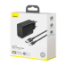 Baseus Speed PPS VOOC TZCCFS-H01 Сетевое зарядное устройство USB / USB-C / 4.5A / QC 4.0 / PD 3.0 черное