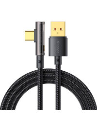 Mcdodo CA-3380 USB to USB-C Prism 90 degree cable, 6A, 1.2m (black)