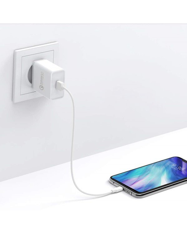 Ugreen CD122 Quick Charge 3.0 USB wall Charger white