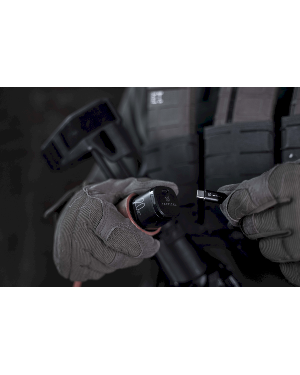 Tactical Сетевое зарядное устройство USB-C / 20W / 3A черное