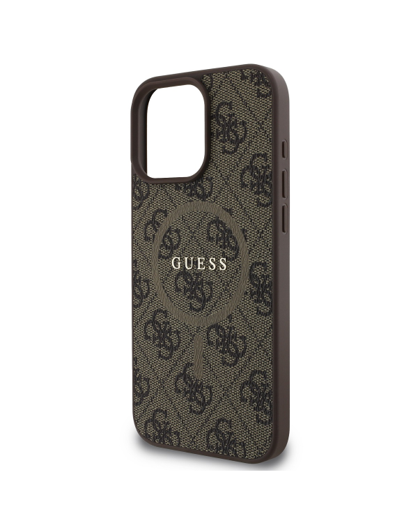 Чехол Guess GUHMP16LG4GFRW Magsafe для iPhone 16 Pro | коричневый