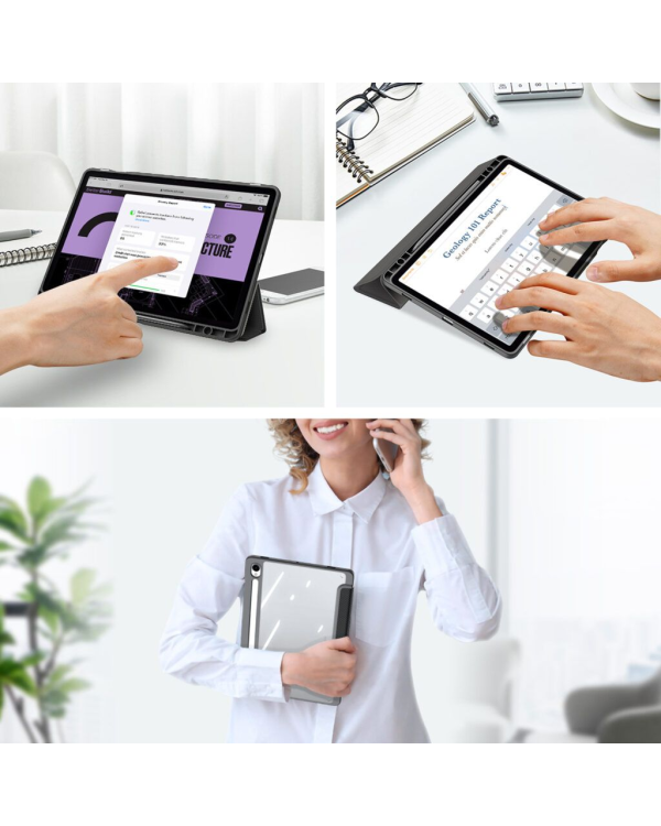 Dux Ducis Toby Magnet Case чехол для планшета Samsung X810 Galaxy Tab S9+ Plus черный