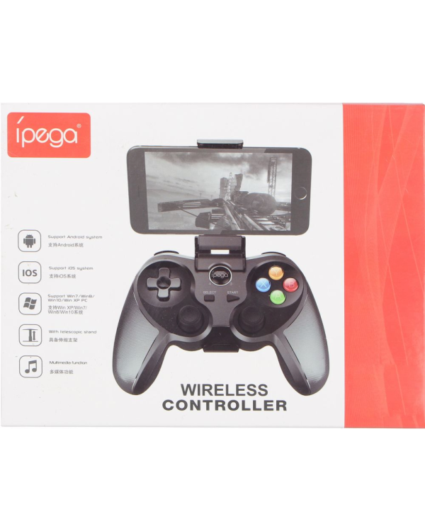 iPega PG-9078 Bluetooth 3.0 Универсальный геймпад для устройств PS3 / PC / Android с держателем смартфона