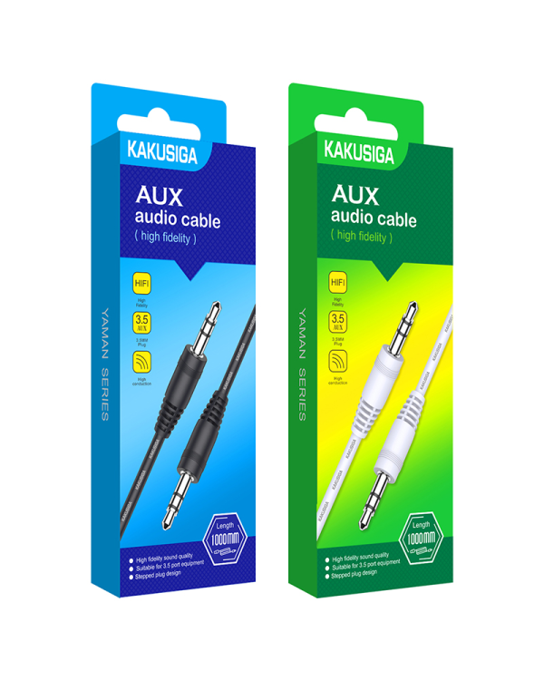 KAKUSIGA KSC-450 3,5 мм AUX кабель 1 м белый