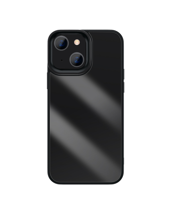 Baseus Crystal Transparent чехол для телефона iPhone 13 (черный)