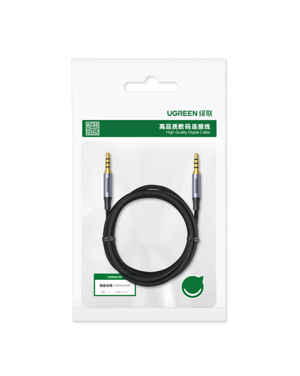 Ugreen cable AUX mini jack 3.5mm cable (male) - 3.5mm mini jack (male) 2m black (AV183)