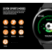 Умные часы с пульсометром Fusion KW19 / bluetooth 5.0 черные